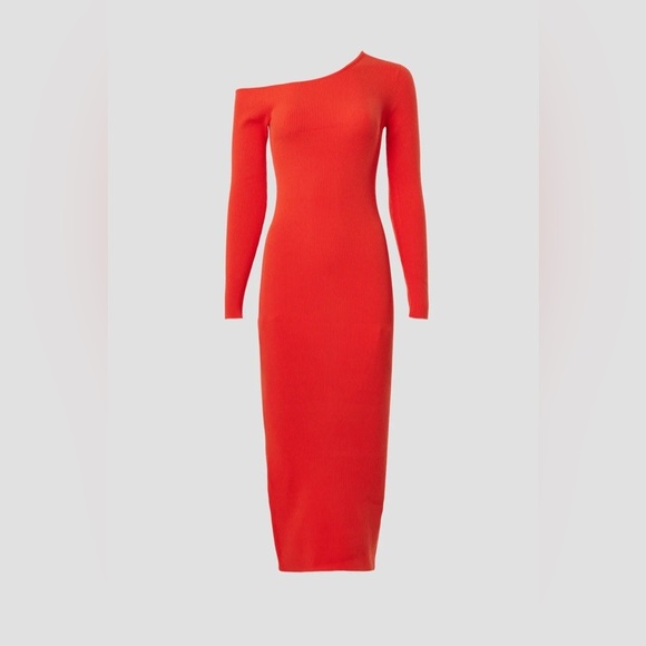 Lapointe One Shoulder Midi Dress - Picture 3 of 10